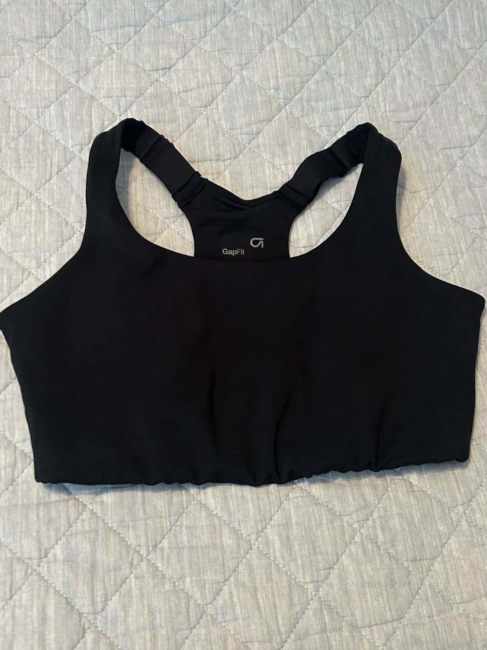 GAP Black Racerback Support Sports Bra
